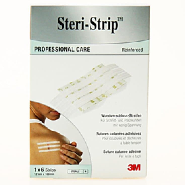 Steristrip 3M – Pack de 6 unidades, 12×100 mm