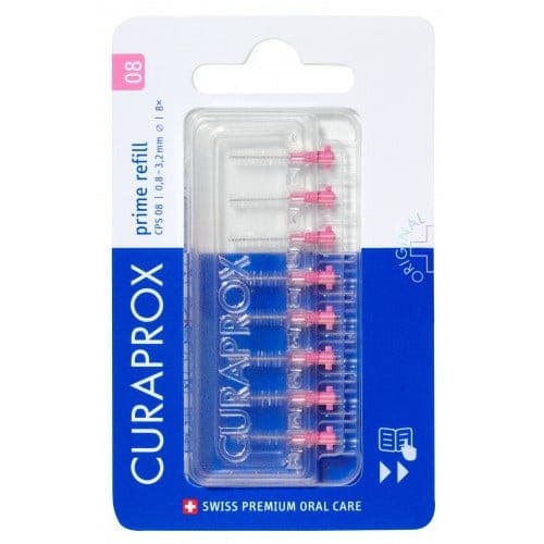 CURAPROX CPS 08 PRIME Cepillos Interdentales Rosa – Recambio