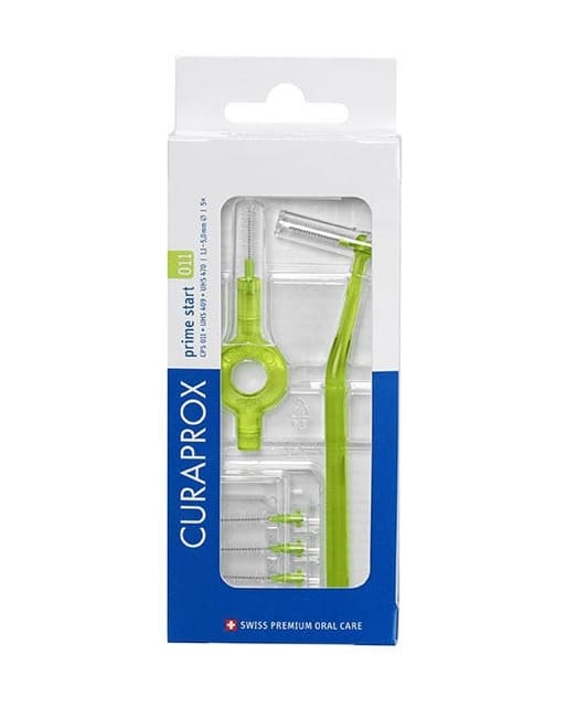 CURAPROX CPS 011 PRIME Start – 5 cepillos interdentales y 2 soportes