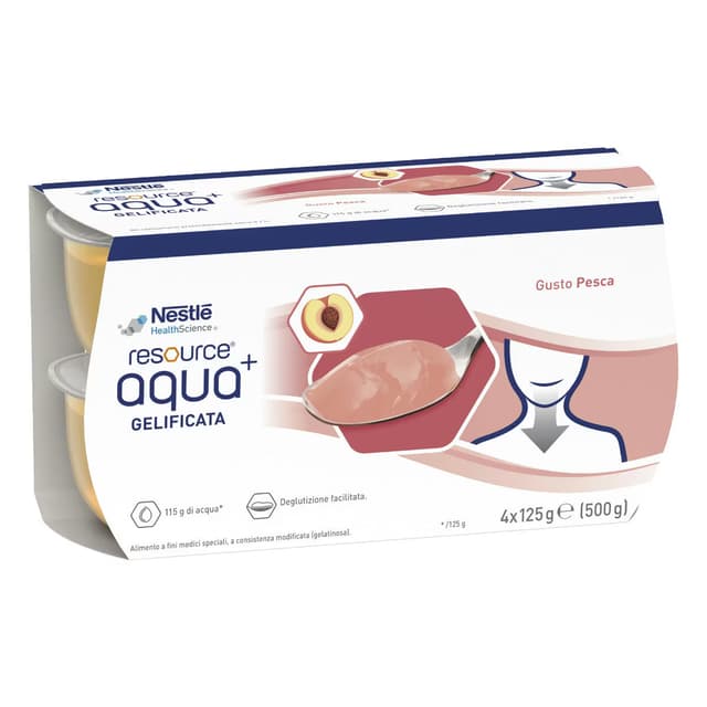 Resource Aqua+ Melocotón – 4 x 125 g