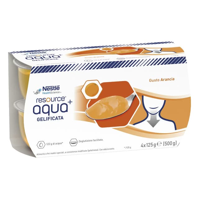 Resource Aqua+ Naranja – 4 x 125 g