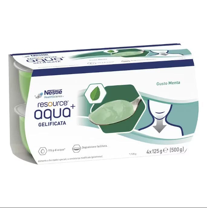 Resource Aqua+ Menta – 4 x 125 g