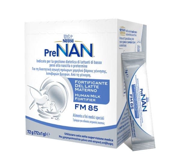 Proteína de suero + Calcio – 72 sobres | Nestlé Prenan Fort FM85