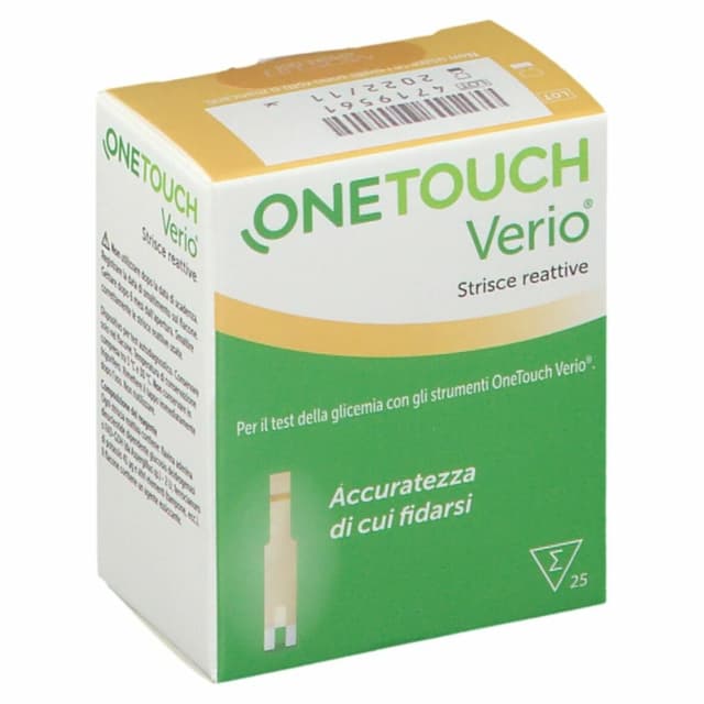 OneTouch Verio Tiras Reactivas – 25 unidades