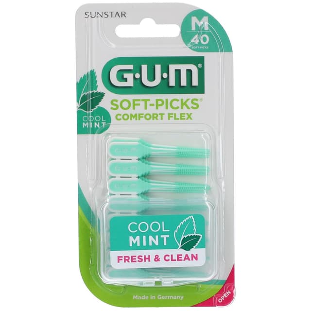 GUM COMFORT FLEX Cepillos interdentales Menta – Pack 40 unidades