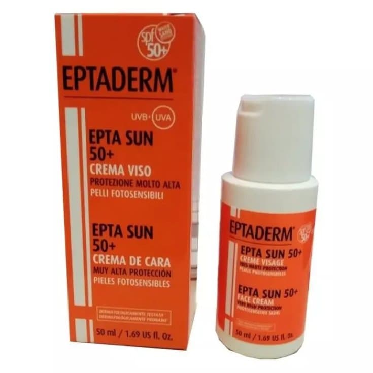 Epta SUN 50+ Fluido Invisible – Protección UV invisible
