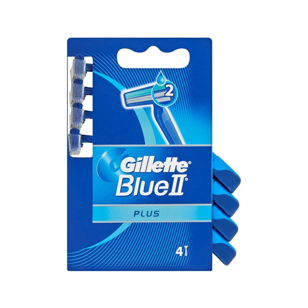Gillette Blue II Maquinillas para Hombre – Pack de 4 unidades