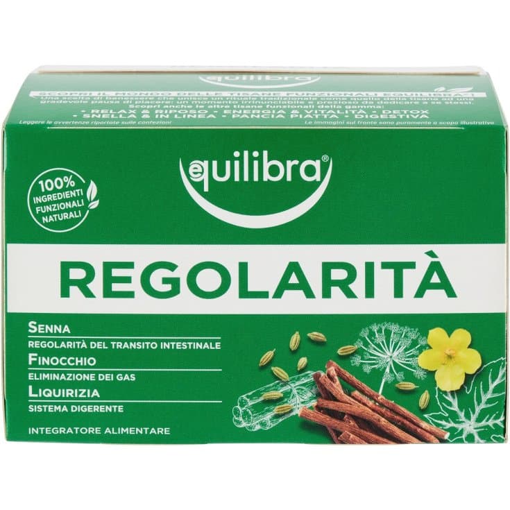 Hojas de sen + Hinojo – 15 bolsitas de filtro | Equilibra Infusión Regularidad