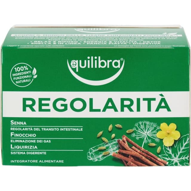 Hojas de sen + Hinojo – 15 bolsitas de filtro | Equilibra Infusión Regularidad