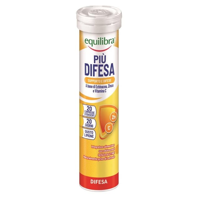 Inulina + Vitamina C – 20 comprimidos efervescentes | Equilibra Più Difesa