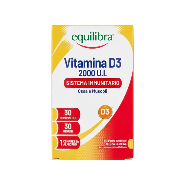 Vitamin D3 2000 UI – 30 comprimidos | Equilibra