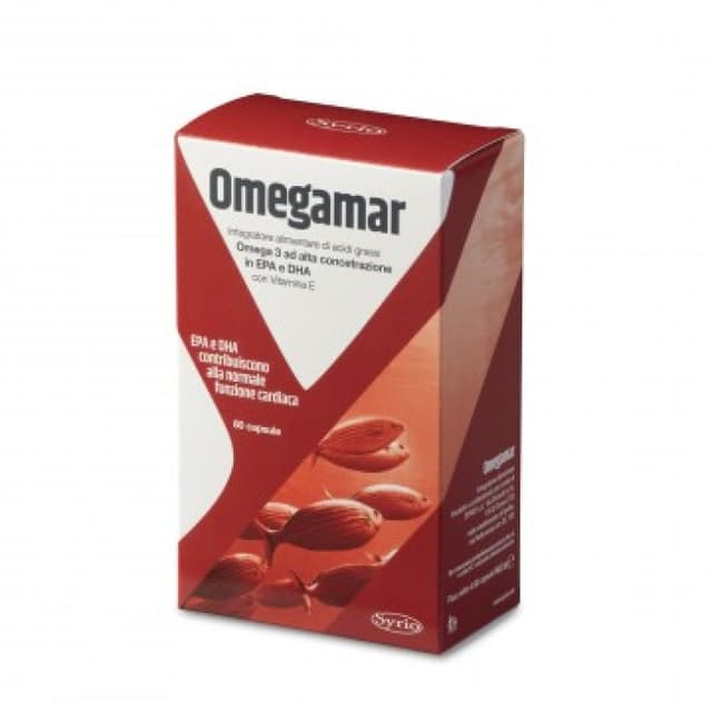 Omega-3 EPA y DHA + Vitamina E – 60 cápsulas | Omegamar