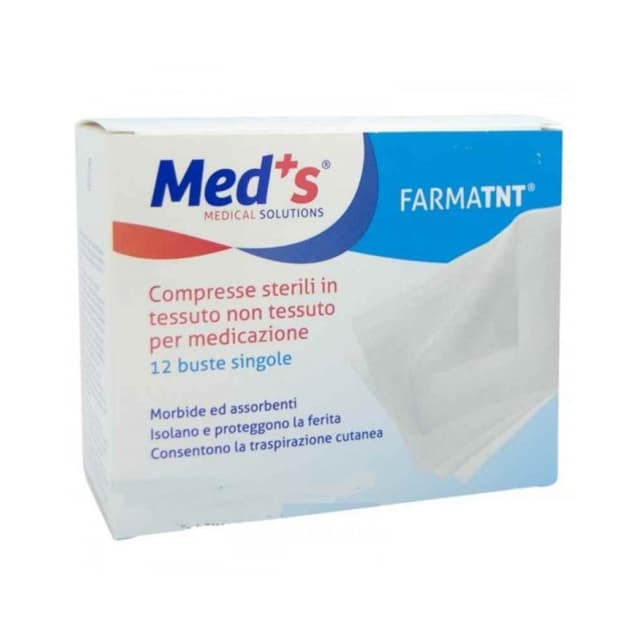Farmac-Zabban MEDS TNT ST – 10×10 cm, 12 unidades de compresas estériles