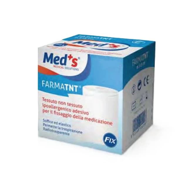 Farmac-Zabban MEDS TNT CER FIX – Esparadrapo en rollo 10 m × 5 cm