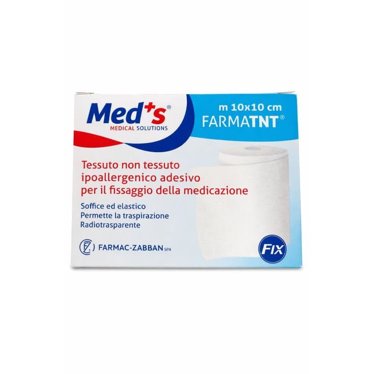 Farmac-Zabban MEDS TNT CER FIX – Esparadrapo en rollo 10 m × 10 cm