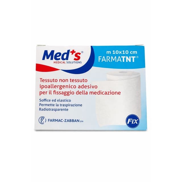 Farmac-Zabban MEDS TNT CER FIX – Esparadrapo en rollo 10 m × 10 cm