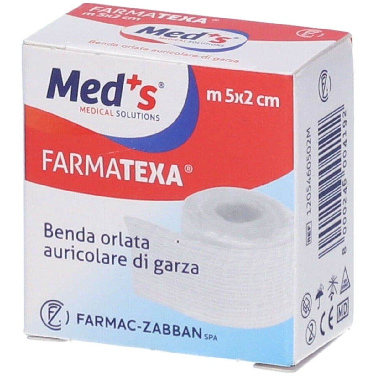 Farmac-Zabban MEDS ORL Venda Auricular 5 x 2 cm con borde