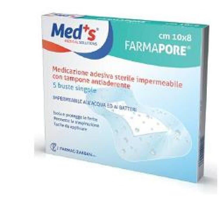 Farmac-Zabban MEDS Pore Apósito autoadhesivo – 10 × 8 cm, 5 unidades