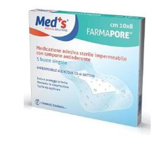 Farmac-Zabban MEDS Pore Apósito autoadhesivo – 10 × 8 cm, 5 unidades