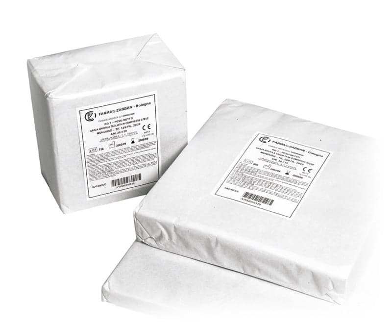 Gasa 12/8 Farmac-Zabban 20x20 cm – 1 kg