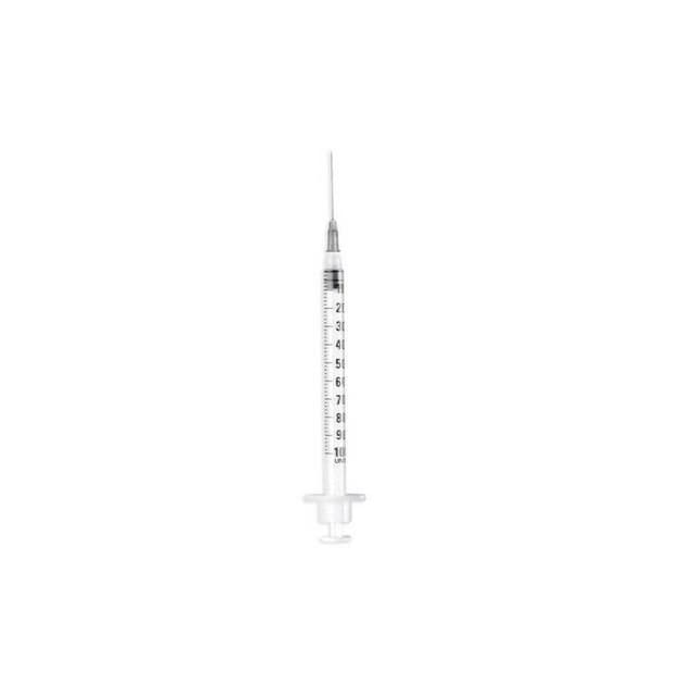 Farmac-Zabban MEDS Jeringa – 1 ml con aguja G25, 25 mm