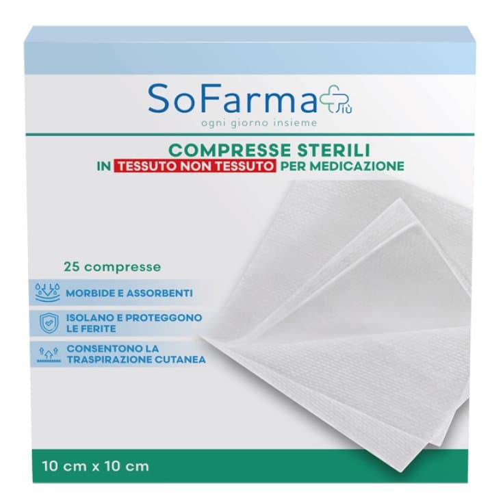 Gasa TNT 10x10 cm – Pack de 25 unidades