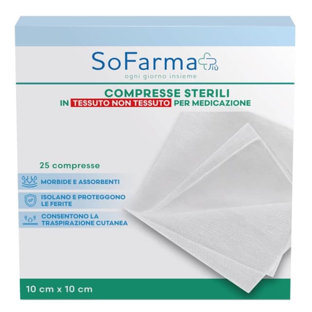 Gasa TNT 10x10 cm – Pack de 25 unidades