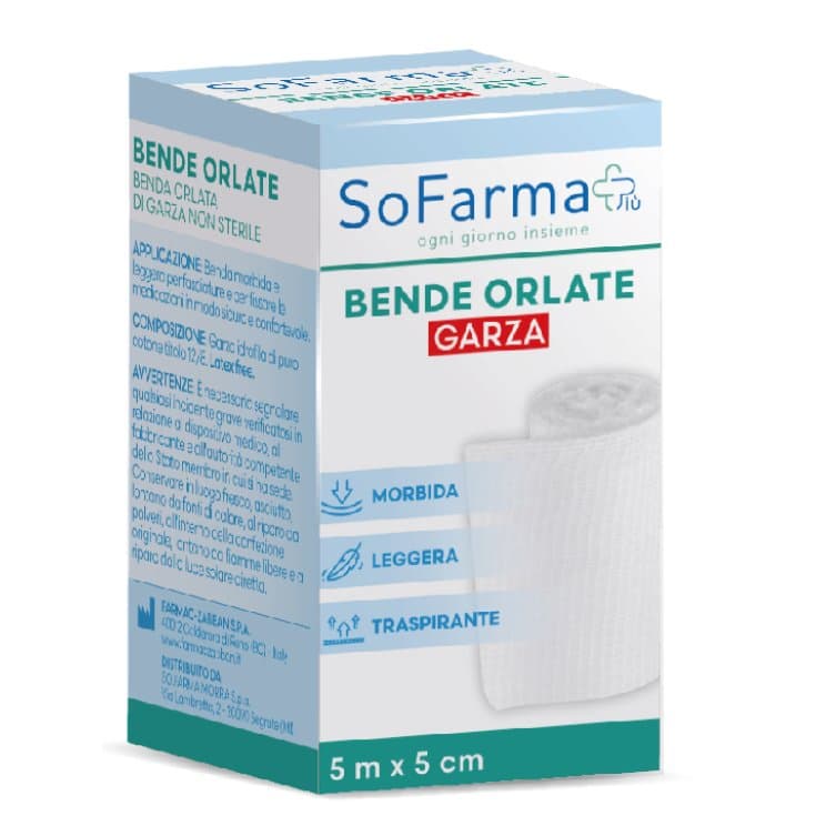 SF+ Orlata Venda de Gasa con Orillo – 500 x 5 cm
