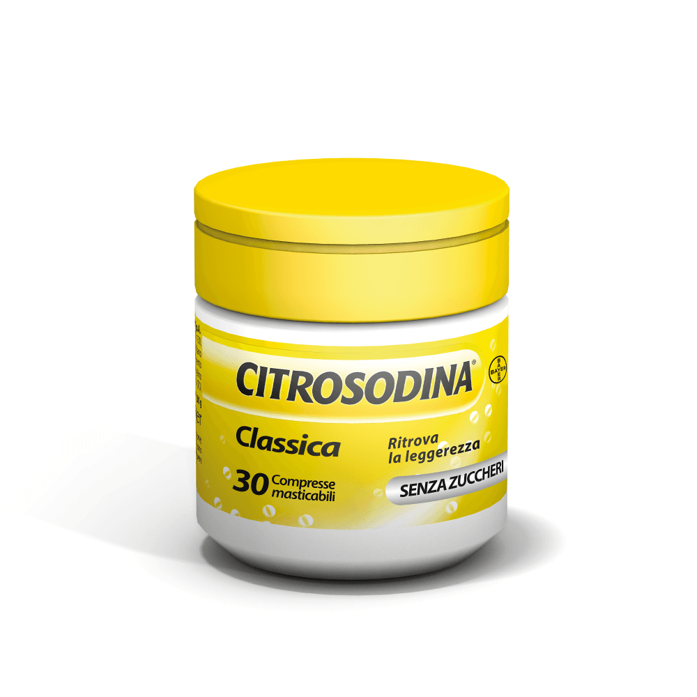 Citrosodina comprimidos masticables – 30 comprimidos, sin azúcar