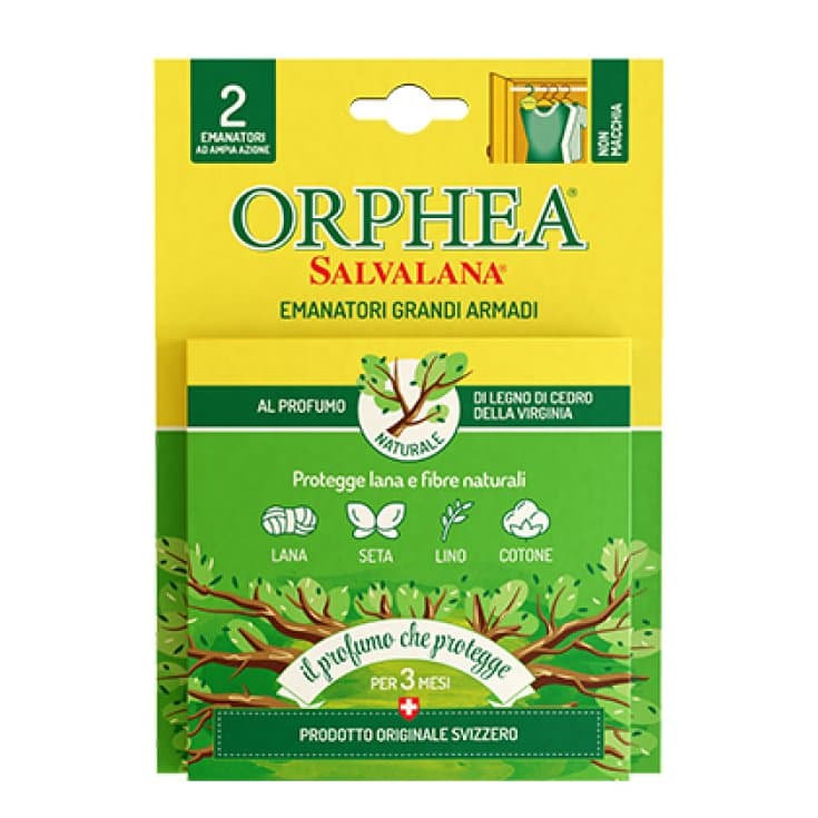 Orphea Antipolillas para Armarios Grandes de Madera – 1 unidad