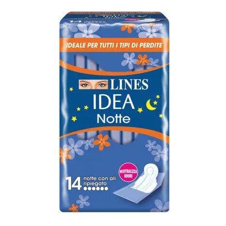 LINES Idea Notte Riposante – Compresas de noche – 14 unidades