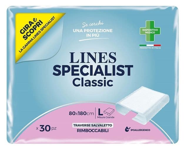 Lines Specialist Protector Absorbente 80×180 cm – 5 unidades