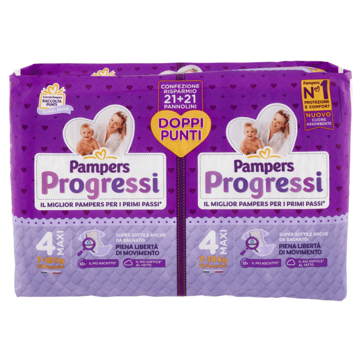 Pampers Progressi Maxi – 42 pañales