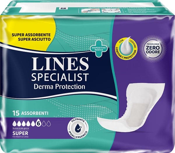Lines Spec Derm Prot Protegeslips – 15 unidades