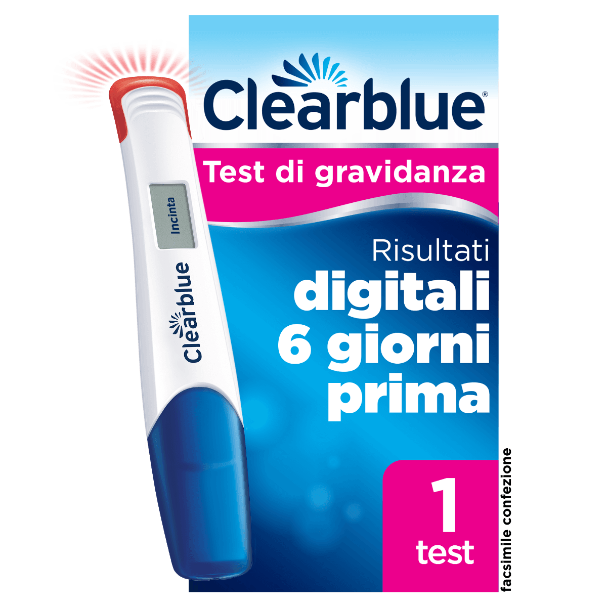 Clearblue Test Precoz de Embarazo Digital – 1 Test