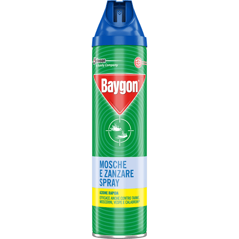 Baygon Plus Mosquitos+Insectos voladores Spray – 400 ml