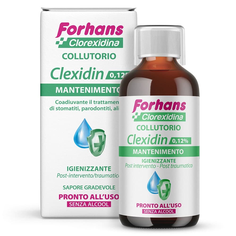 Forhans Clexidin Pasta de Dientes 0,12% sin alcohol