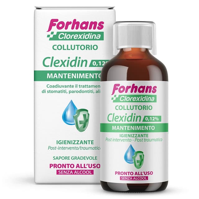 Forhans Clexidin Pasta de Dientes 0,12% sin alcohol