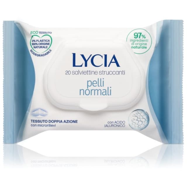 Lycia Toallitas Húmedas Limpiadoras – 20 unidades