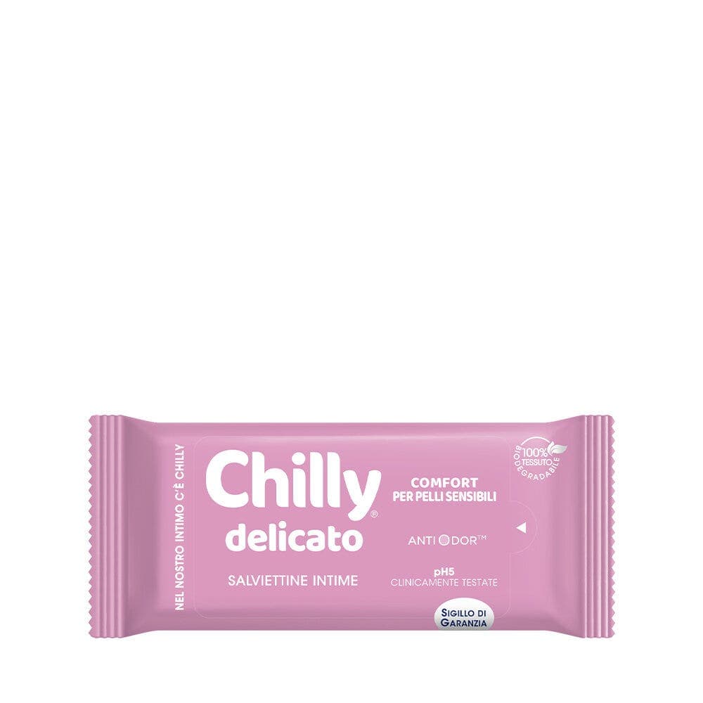 Chilly Toallitas Íntimo Delicado – 12 unidades