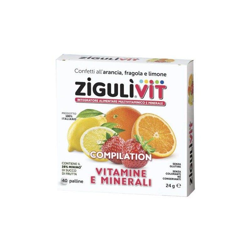 Vitaminas + Minerales – 40 grageas | Zigulì Vit Compilation