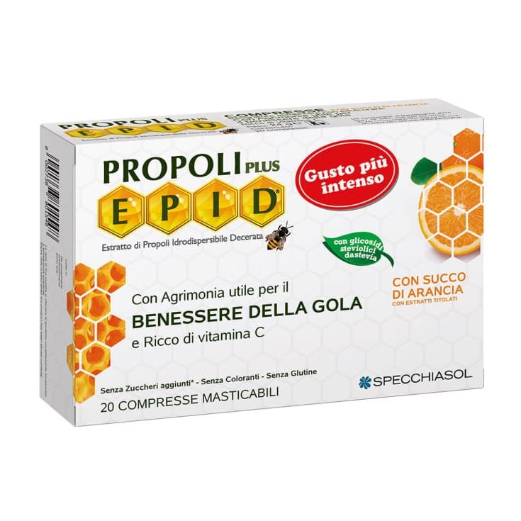 Epid Orange Propóleo – 20 comprimidos sabor naranja