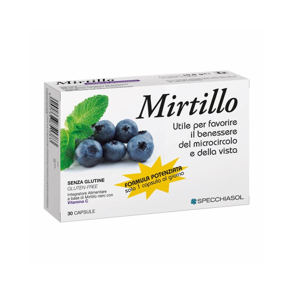 Arándano + Vitamina C – 30 cápsulas | Mirtillo Specchiasol