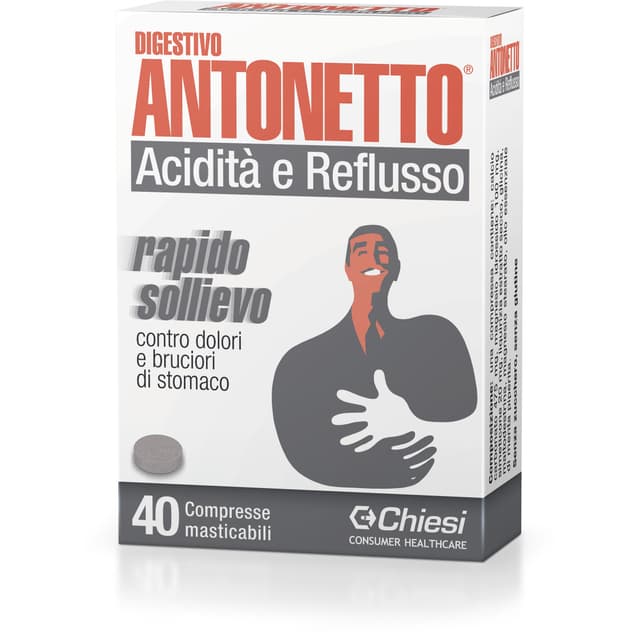Digestivo Antonetto A/R – 40 comprimidos masticables