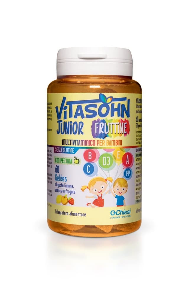 Vitasohn Junior Fruttine – Multivitamínico – 60 comprimidos masticables