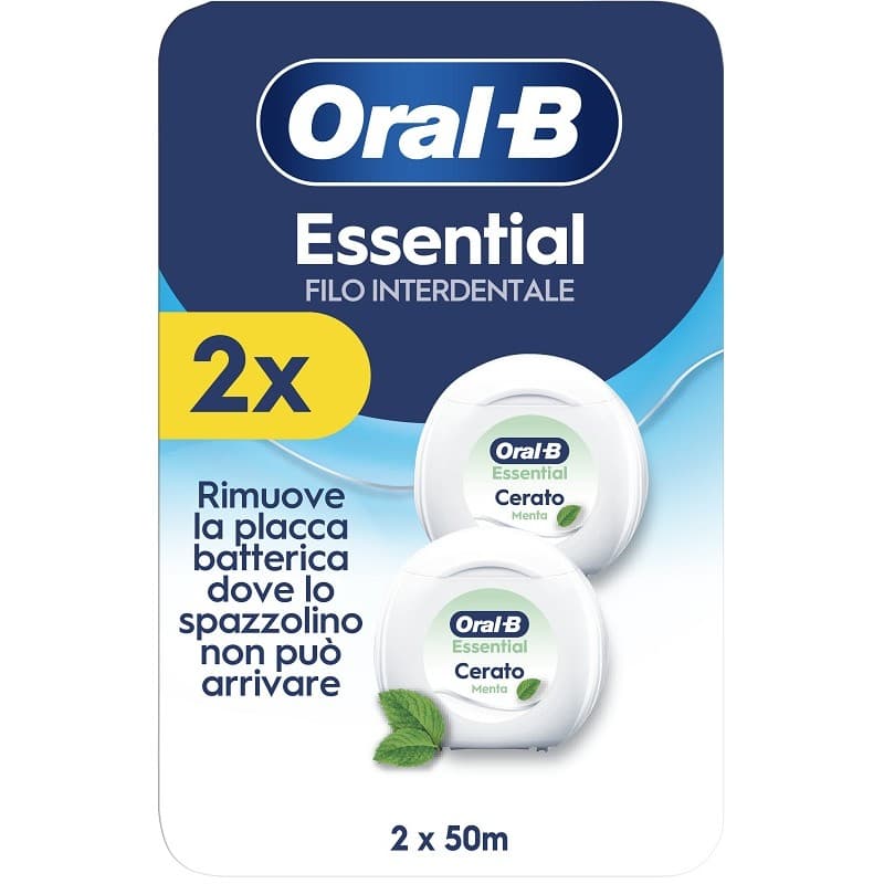 Oral-B Essential Hilo Dental Encerado con Sabor a Menta