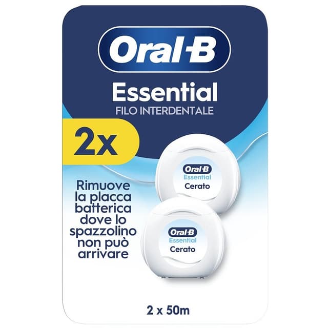 Oral-B Manual Hilo Dental Encerado – 2 paquetes