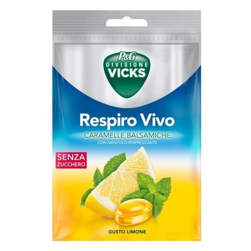 Vicks Respiro Vivo Caramelos Limón