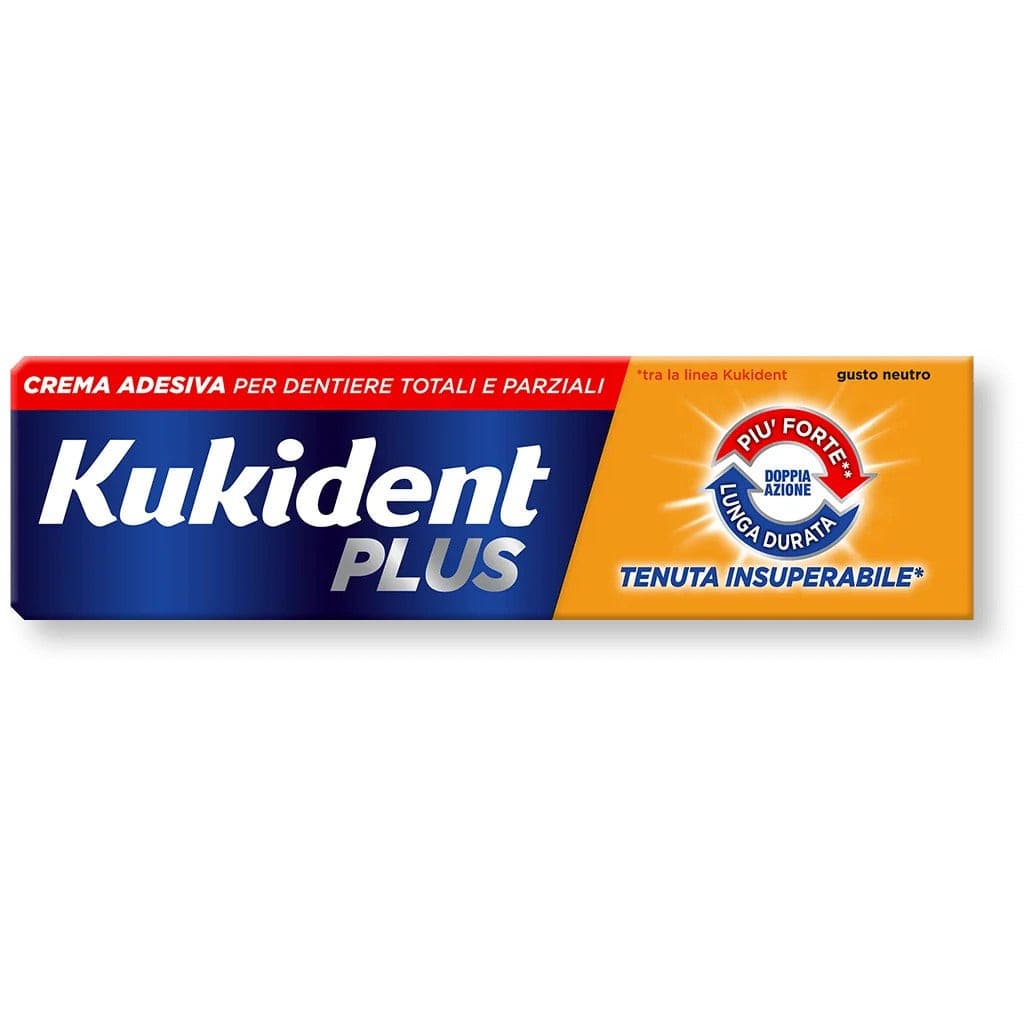 Kukident Plus Doppia Azione – 40 g Crema adhesiva