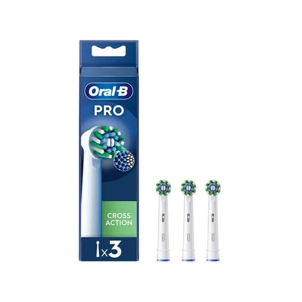 Oral-B Cabezales Cross Action 50 – pack de 3 unidades